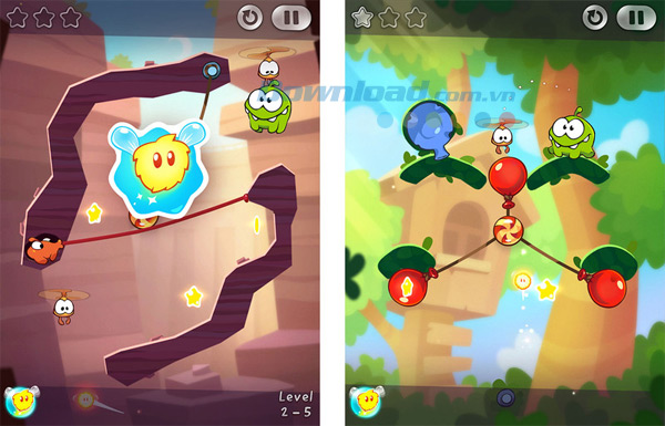 Bí quyết chinh phục game Cut The Rope 2