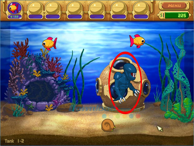 Kinh nghiệm chơi Adventure trong game Insaniquarium Deluxe 