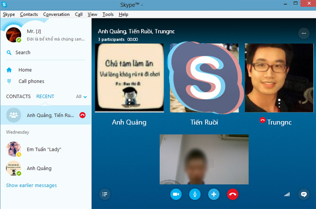 Cách thực hiện cuộc gọi nhóm trong Skype