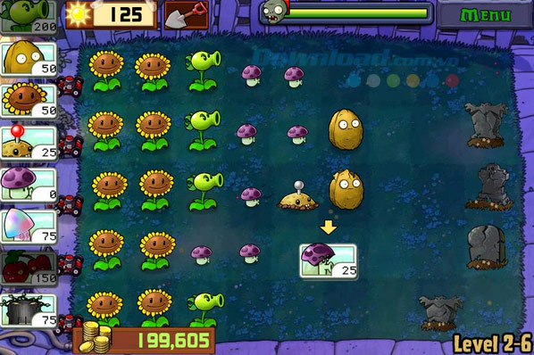 Bí quyết vượt qua tất cả level trong game Plants vs. Zombies
