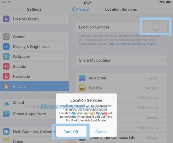 Hướng dẫn sửa lỗi GPS trên iOS 8.4