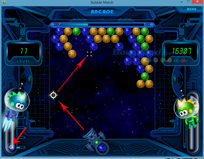 Hướng dẫn chơi Arcade trong Bubble Match hiệu quả nhất