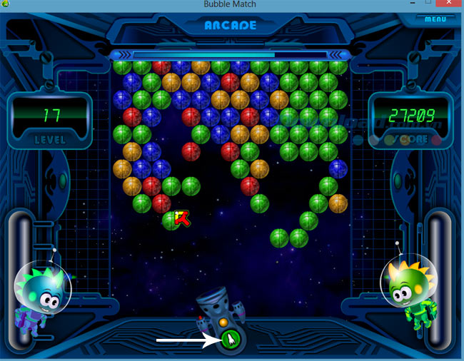 Hướng dẫn chơi Arcade trong Bubble Match hiệu quả nhất