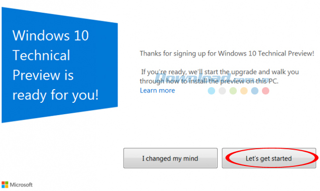 Nâng cấp lên Windows 10 từ Windows 7, 8