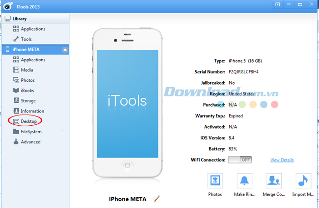 Cách quay màn hình iPhone, iPad, iPod bằng iTools