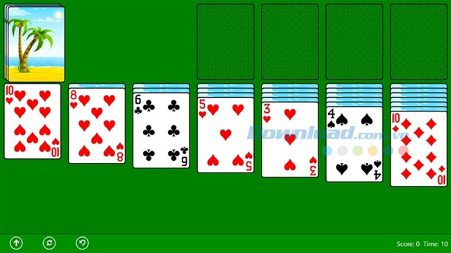 Game đánh bài solitaire