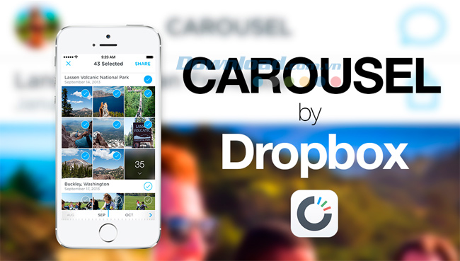 Sử dụng Carousel sẽ tăng được thêm 3GB dung lượng cho Dropbox