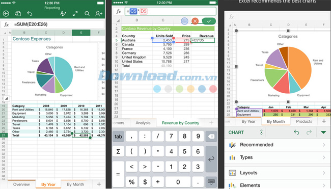 Microsoft Word - Excel -PowerPoint trên Microsoft cho iOS