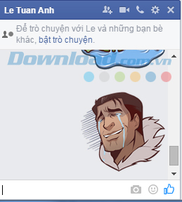 Gửi sticker LMHT cho bạn bè