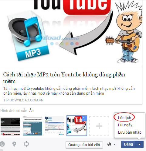 Cách hẹn giờ đăng bài lên Fanpage Facebook