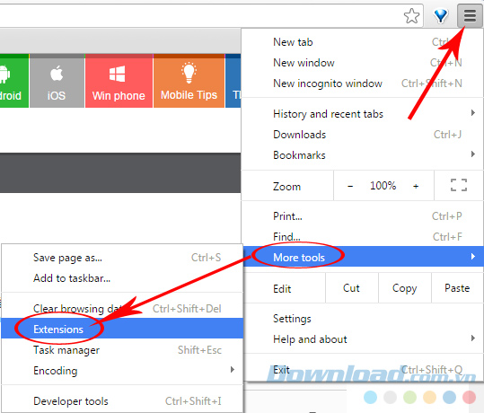 Cách bật, tắt IDM trên Chrome, Firefox, Internet Explorer | Copy Paste Tool