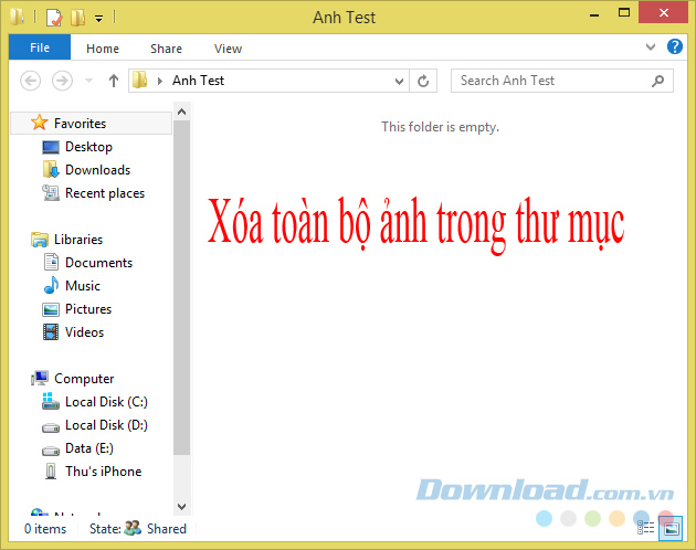 file trống