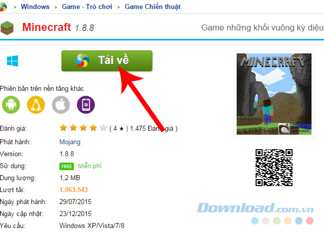 Cach Cai Va Chơi Game Minecraft Tren May Tinh Download Vn