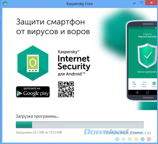 Đang tải về Kaspersky Free Antinvirus