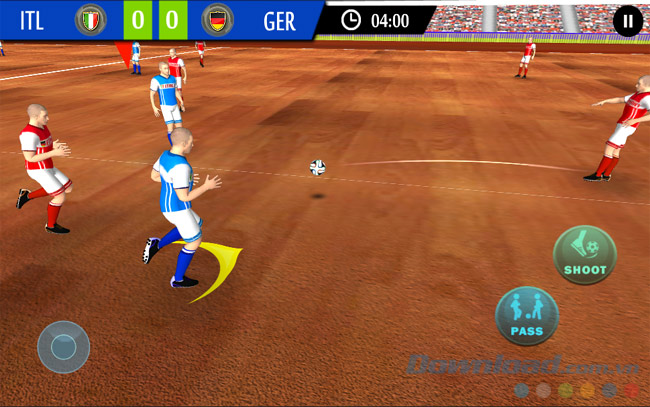 game futsal trên điện thoại