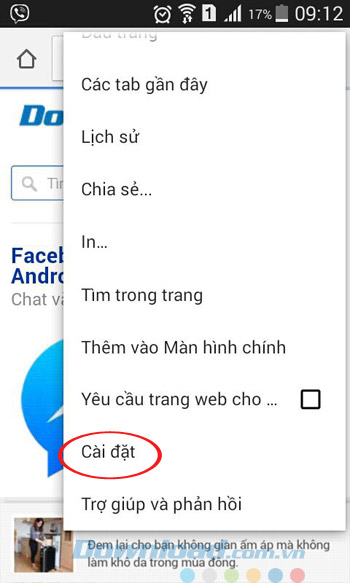 Cài đặt Chrome