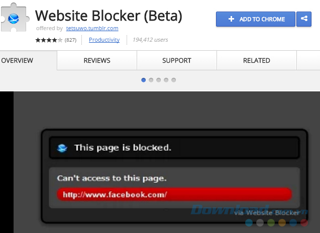 website blocker