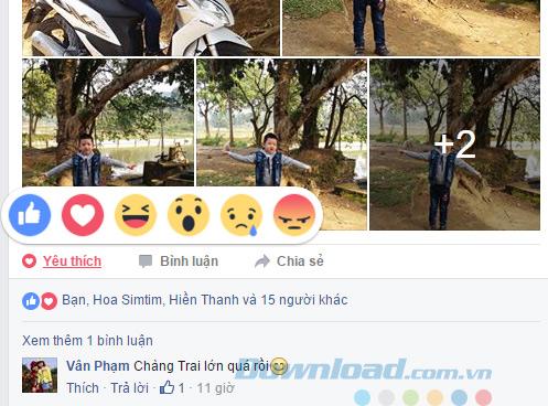 Facebook cập nhật 5 biểu tượng cảm xúc mới