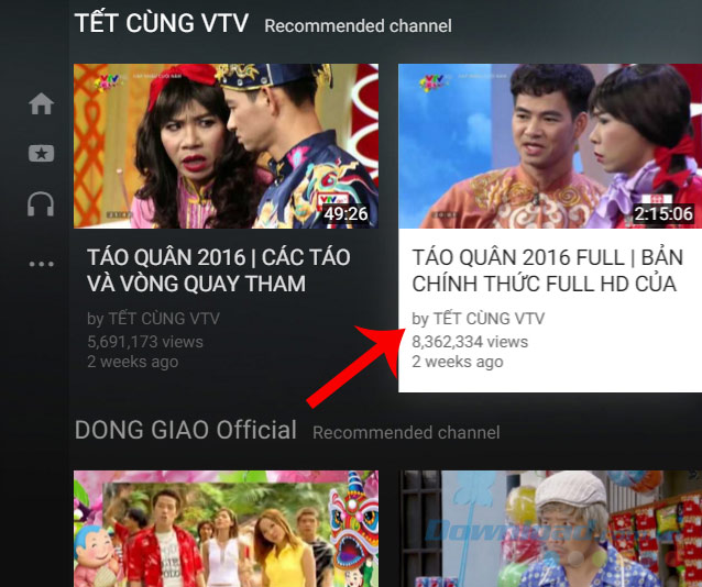 Chọn clip 