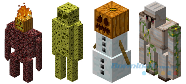 Các golem trong Minecraft