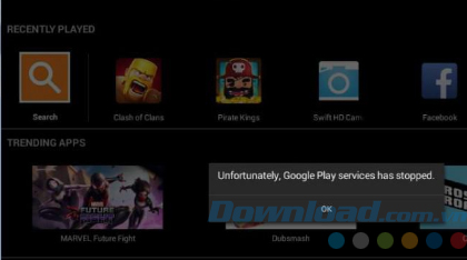 Khắc phục lỗi “Unfortunately, Google Play services has stopped” trên BlueStacks