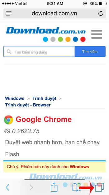 Xem tab đã đóng trên Safari