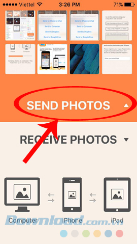Send photos