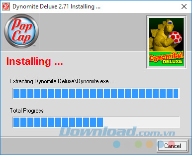 Quá trình cài đặt game Dynomite