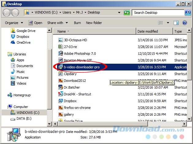 Cài đặt Bigasoft Video Downloader Pro