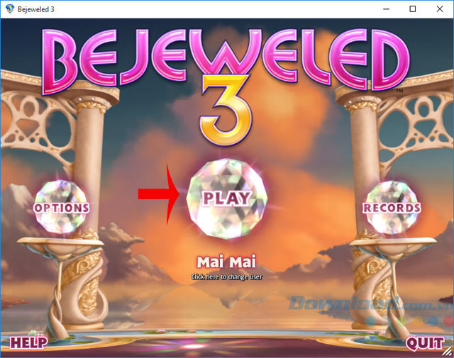 Play game Bejeweled
