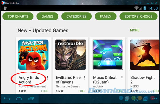 Tải game Angry Birds Action cho máy tính