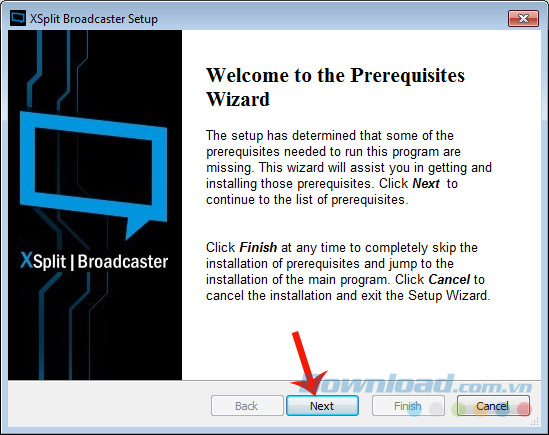 Cách cài đặt phần mềm XSplit Broadcaster