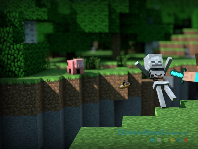 Cách xử lý khi găp phải mobs trong game Minecraft 