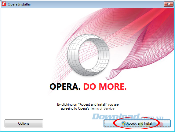 Cài đặt Opera VPN