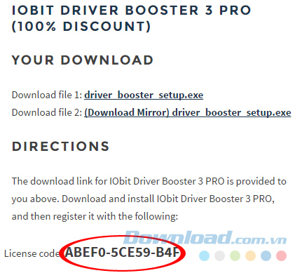 Key bản quyền phần mềm iobit driver booster pro