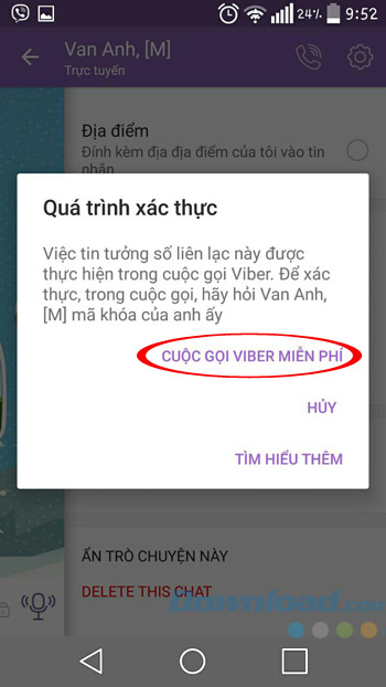 Cuộc gọi Viber