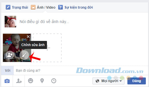 Cách chỉnh sửa ảnh Facebook trên máy tính