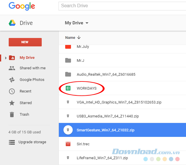 Cách Chuyển Dữ Liệu Từ Google Docs Sang Google Drive - Download.Vn