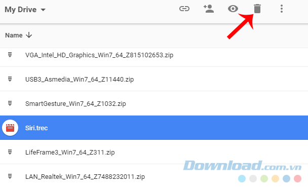 khôi phục dữ liệu Google Drive
