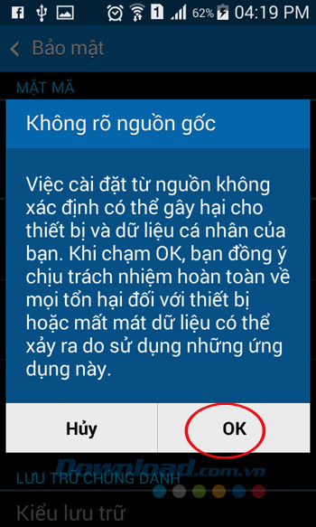 Xác nhận nguồn gốc