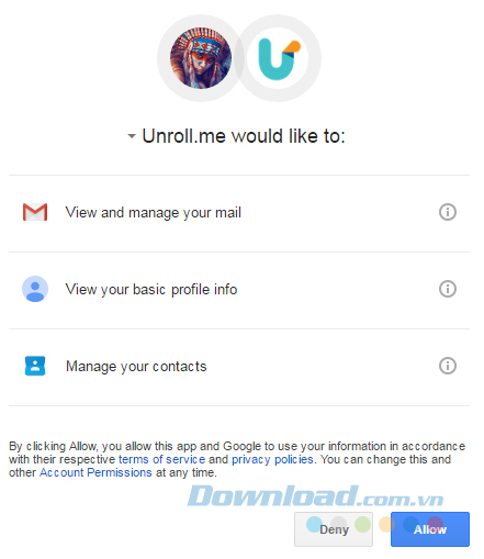 Gmail 12 allow
