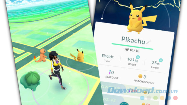 Cách bắt Pikachu trong Pokémon GO
