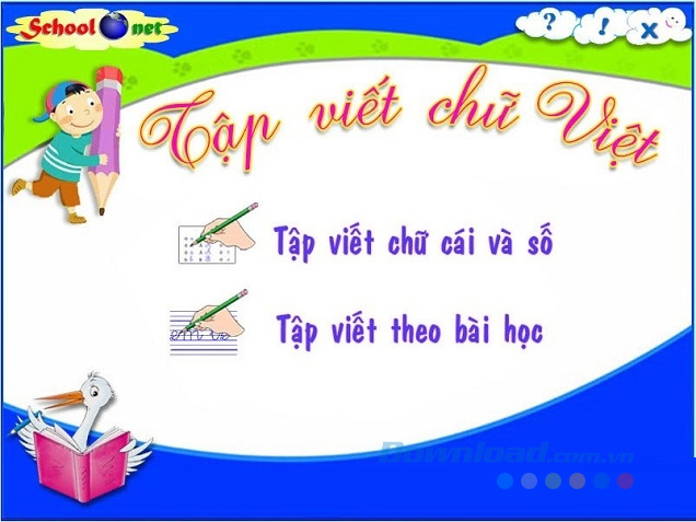 Tập viết chữ Việt