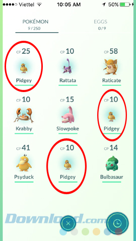 Cách tiến hóa Pokemon 