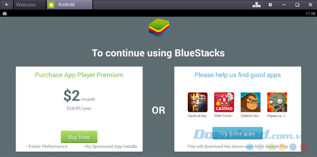 Hai cách xóa ứng dụng trên BlueStacks