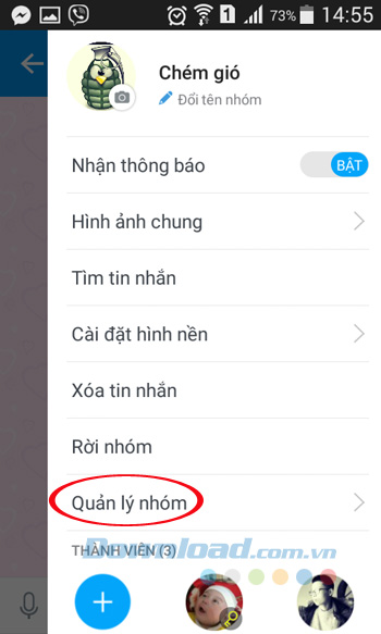 Quản lý nhóm