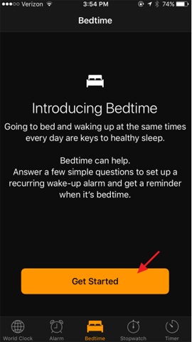 Kích hoạt Bedtime trên iPhone 7