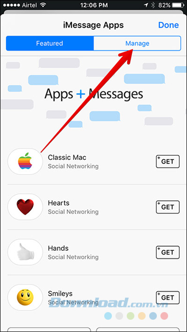 Auto add app to iMessage