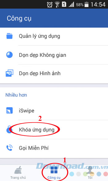 Khóa ứng dụng