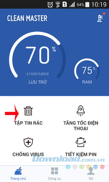 Dọn dẹp file rác